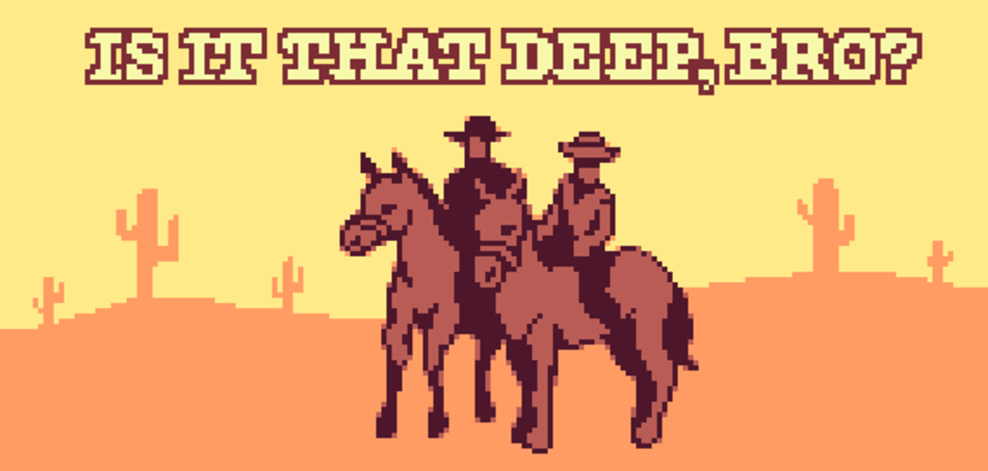 Is It That Deep, Bro? artwork 1