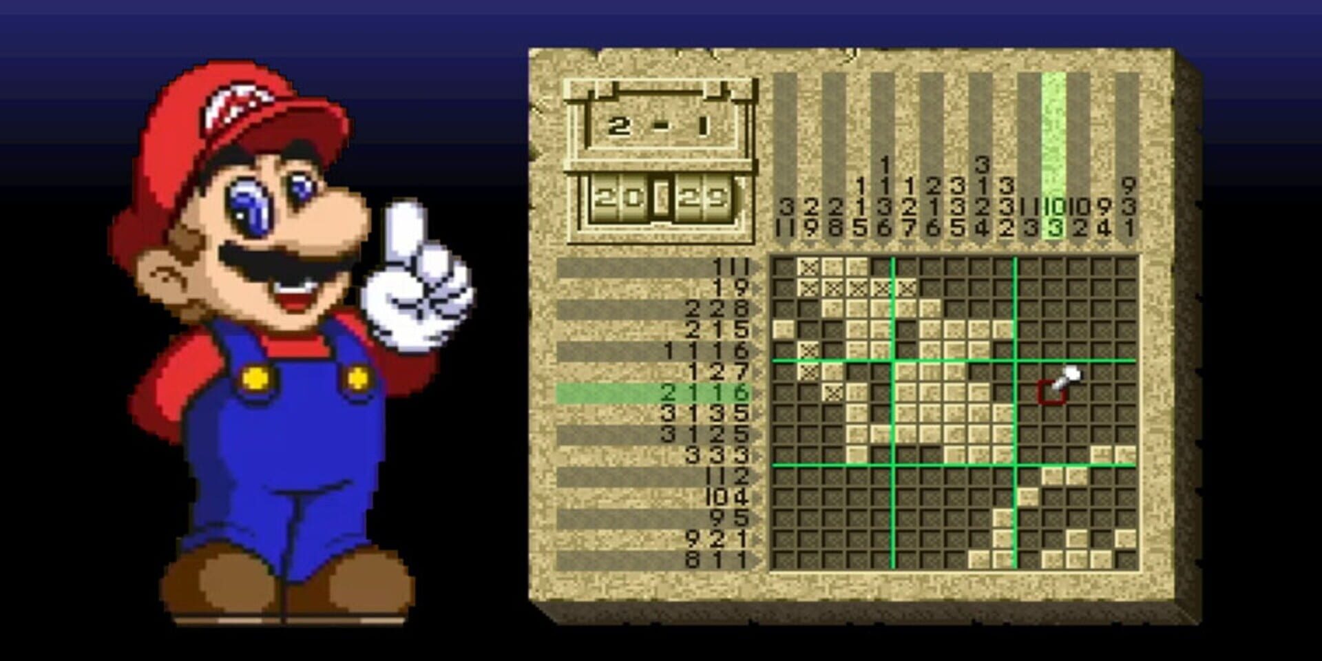 Mario's Super Picross artwork 1