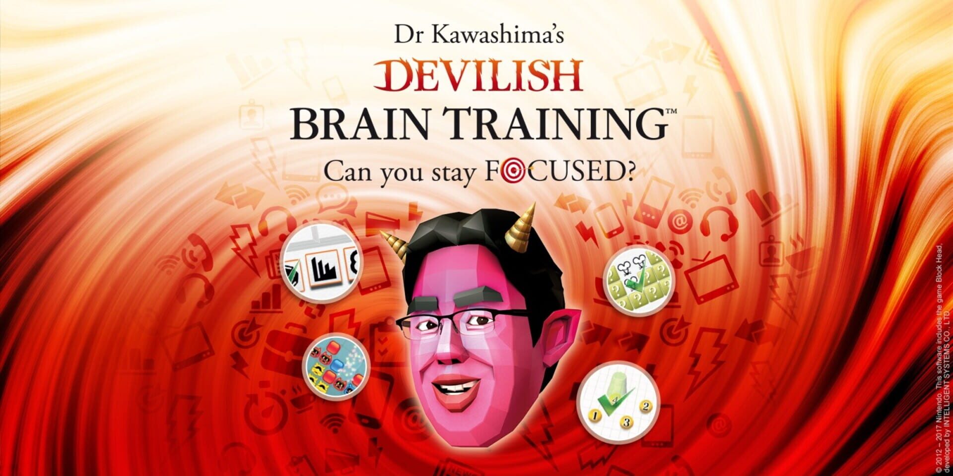 Dr Kawashima's Devilish Brain Training artwork 1