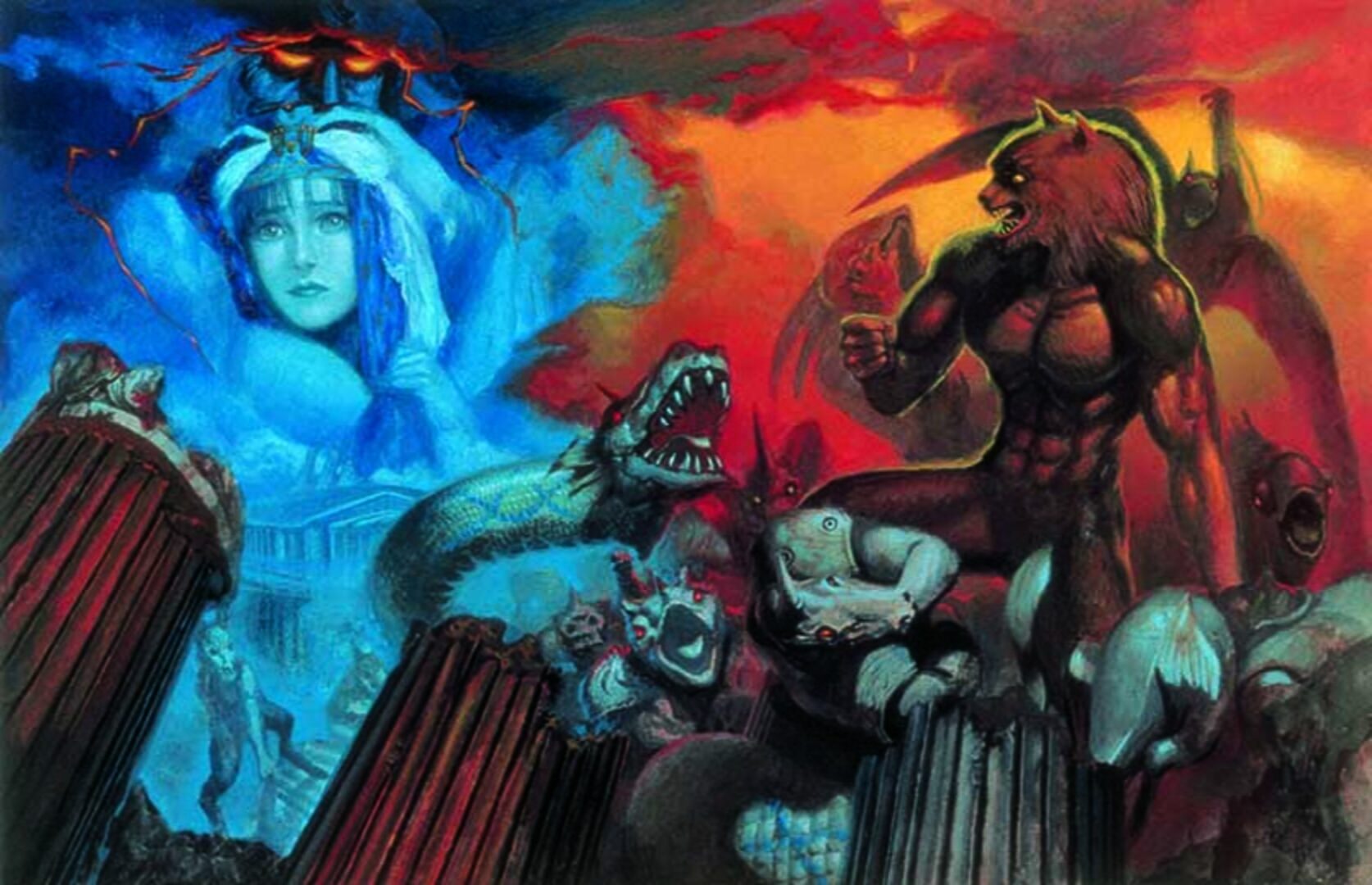 3D Altered Beast artwork 1
