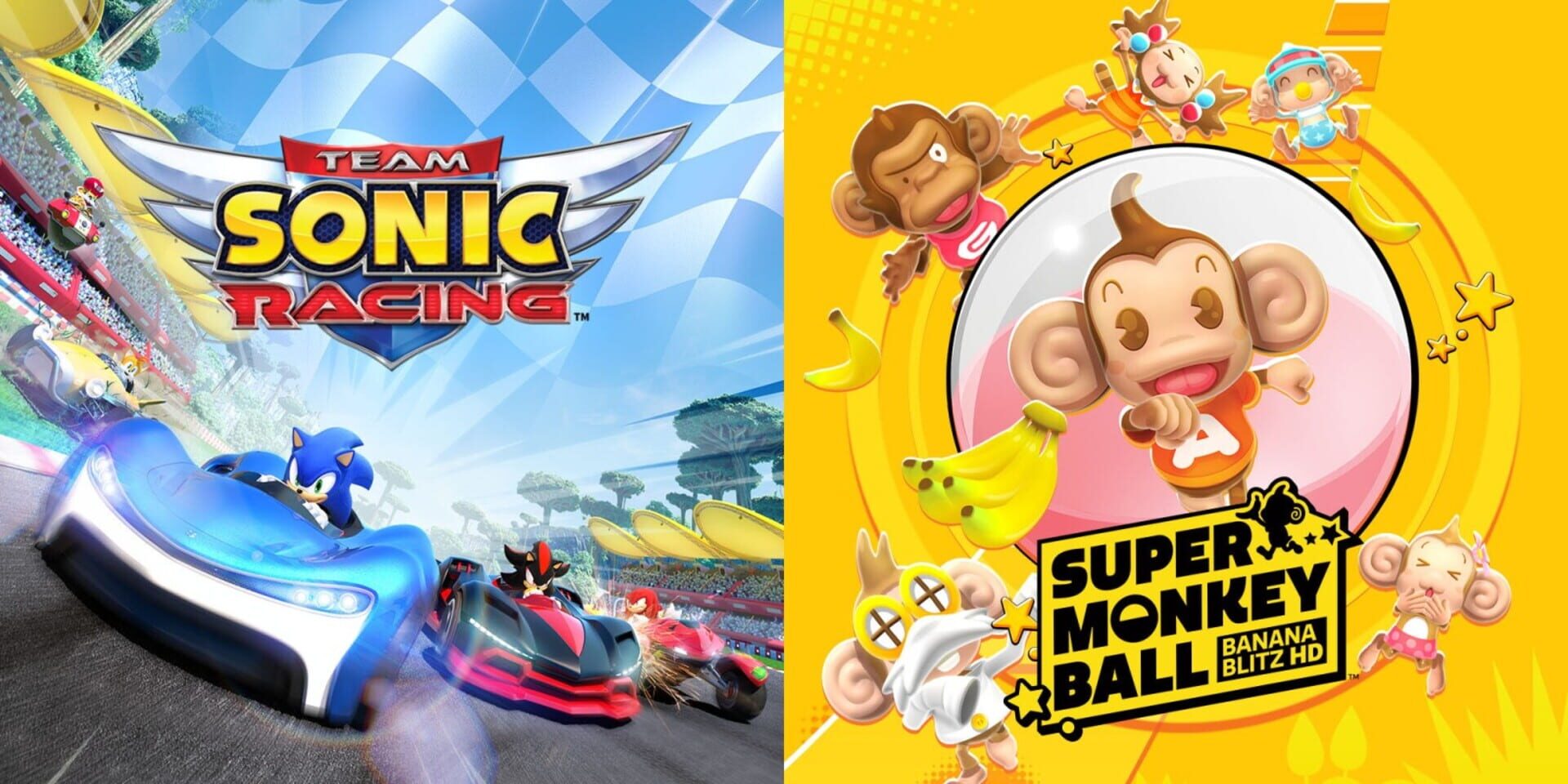 Team Sonic Racing & Super Monkey Ball: Banana Blitz HD artwork 1