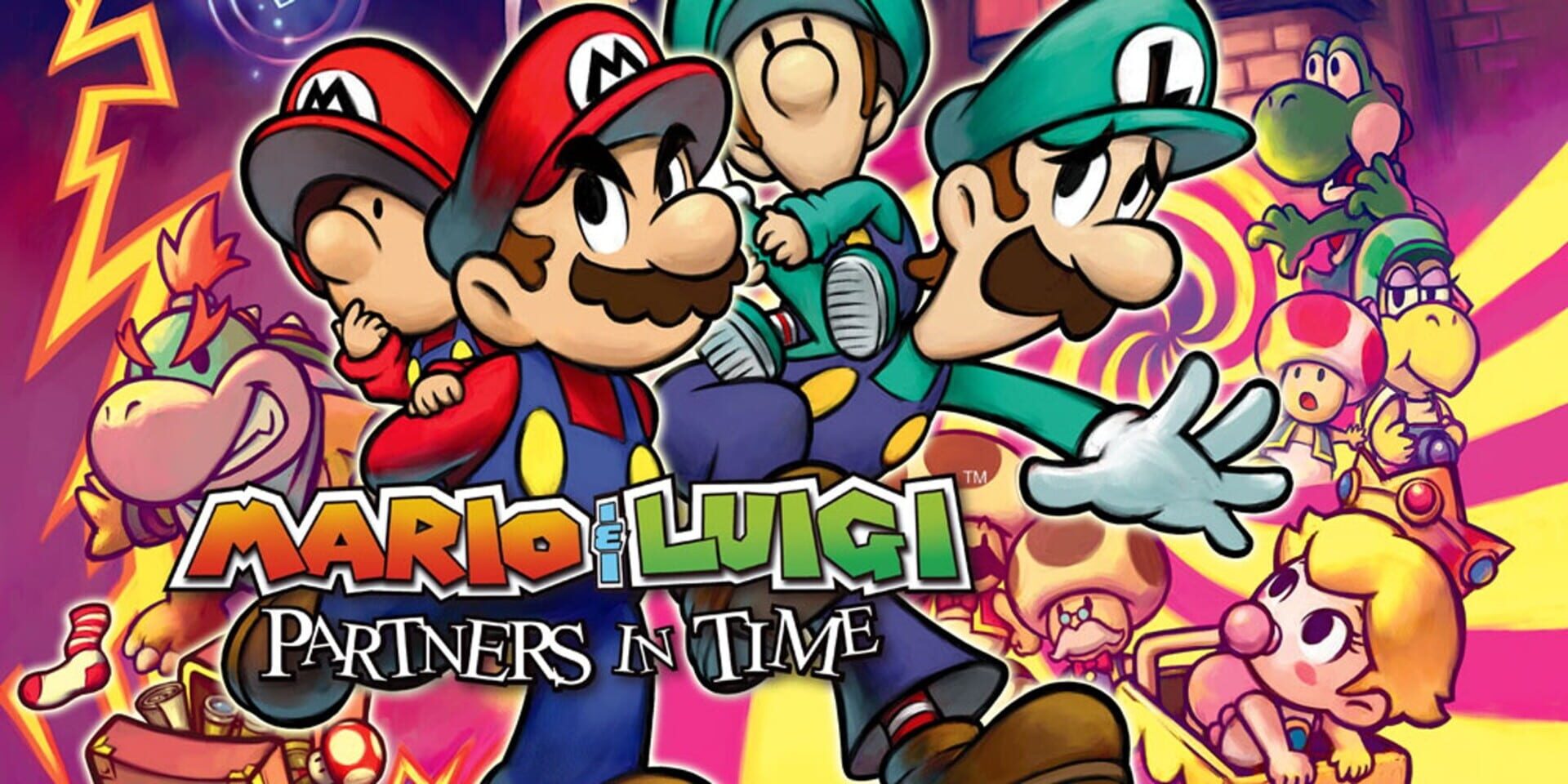 Mario & Luigi: Partners in Time artwork 1