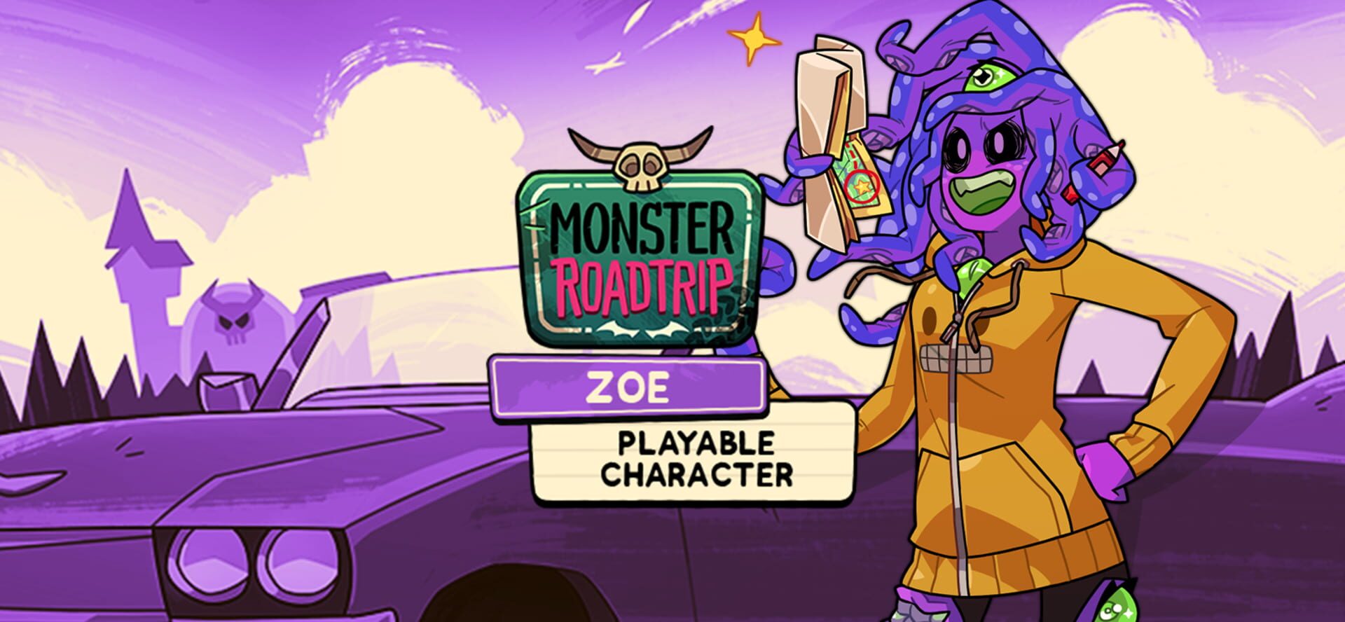 Monster Prom 3: Monster Roadtrip - Playable Character Zoe artwork 1