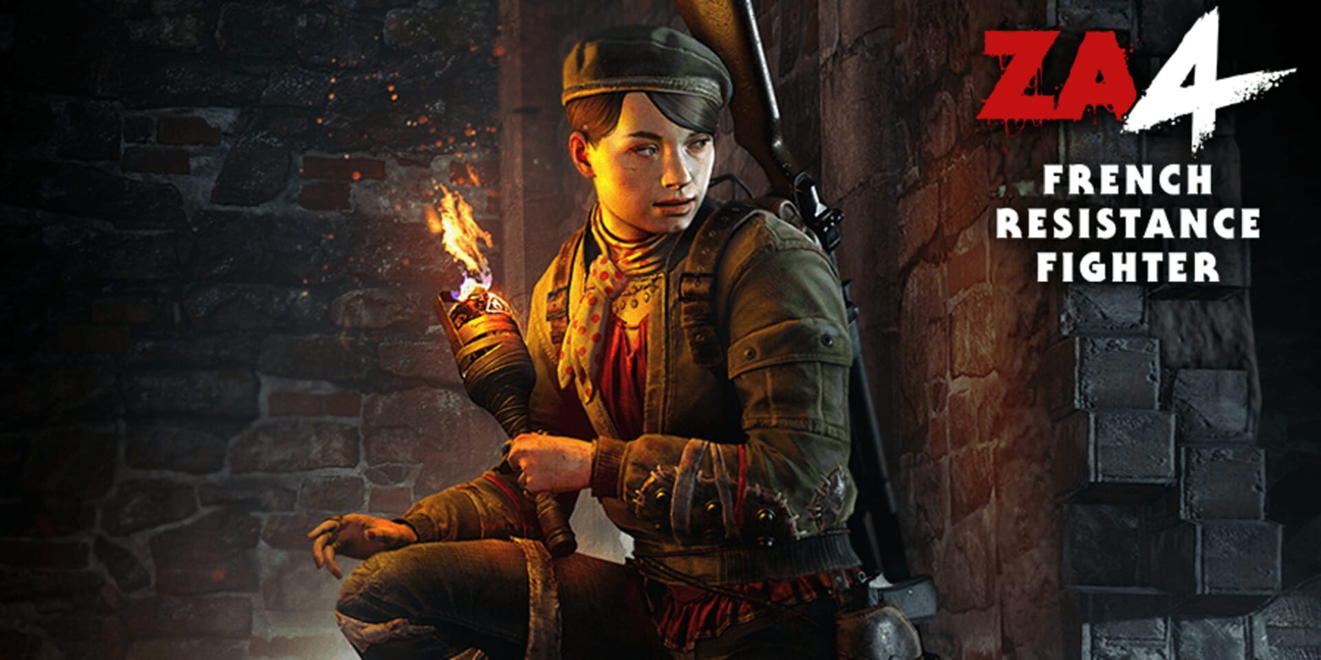 Zombie Army 4: Dead War - French Resistance Fighter Character artwork 1