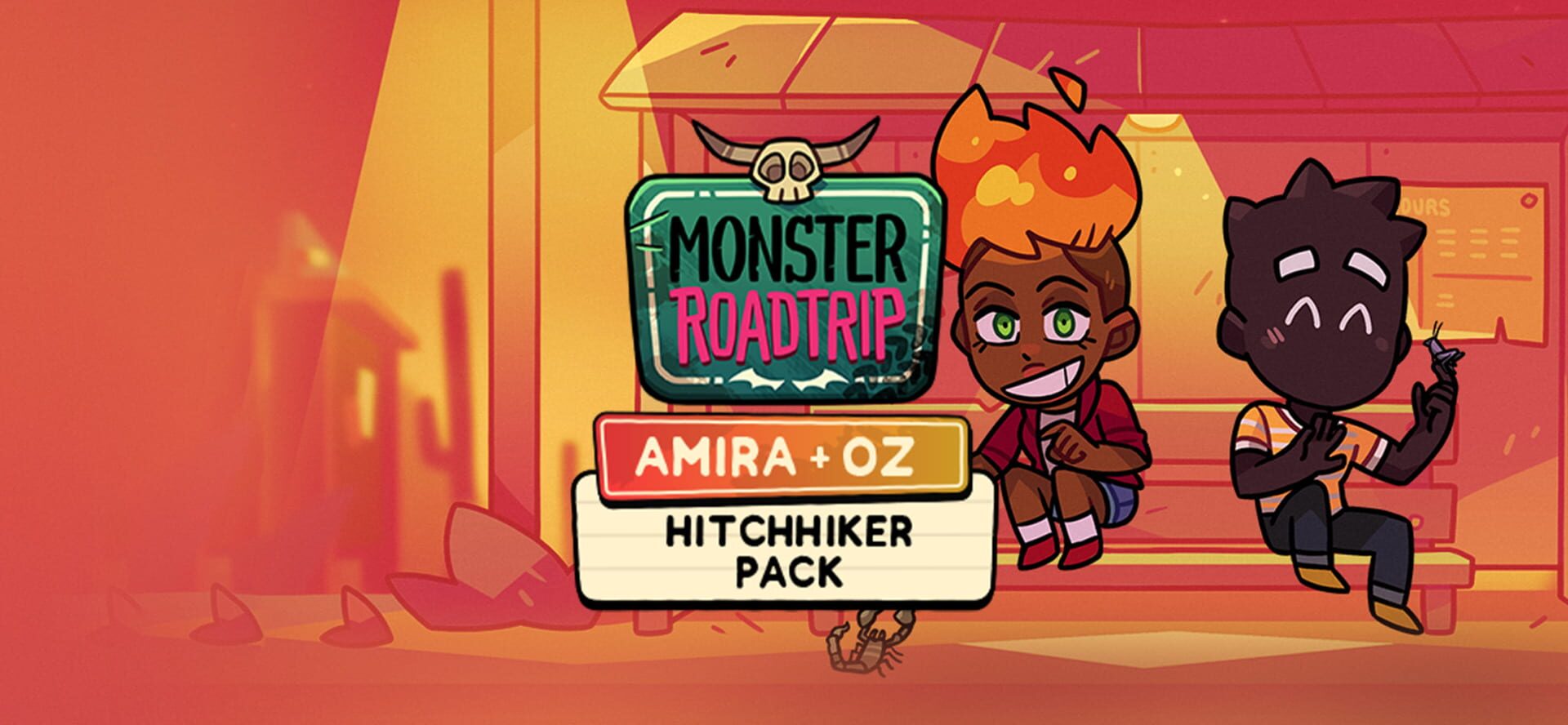 Monster Prom 3: Monster Roadtrip - Hitchhiker Pack: Amira & Oz artwork 1