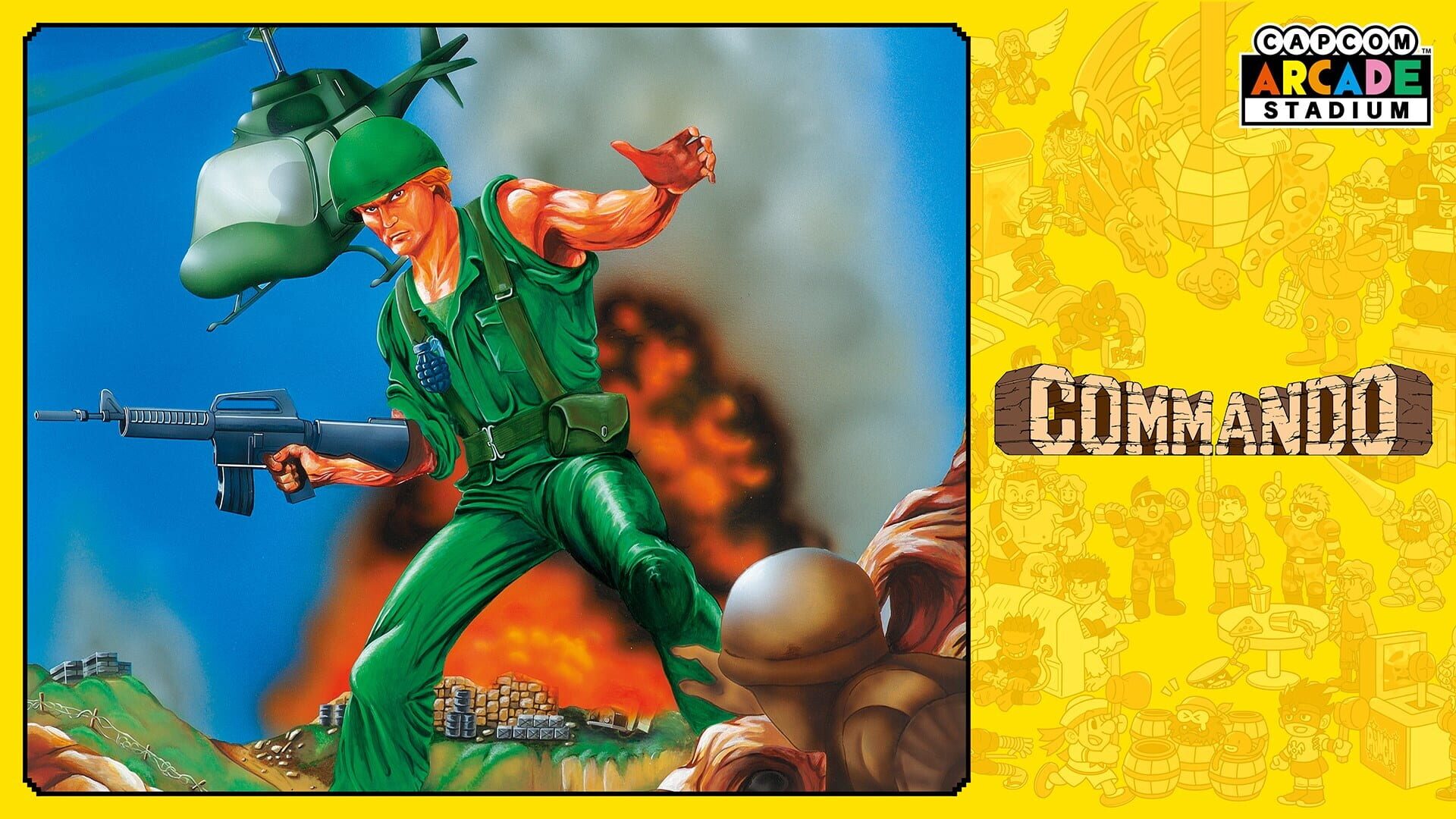 Capcom Arcade Stadium: Commando artwork 1