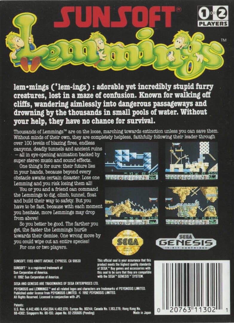 Lemmings artwork 1