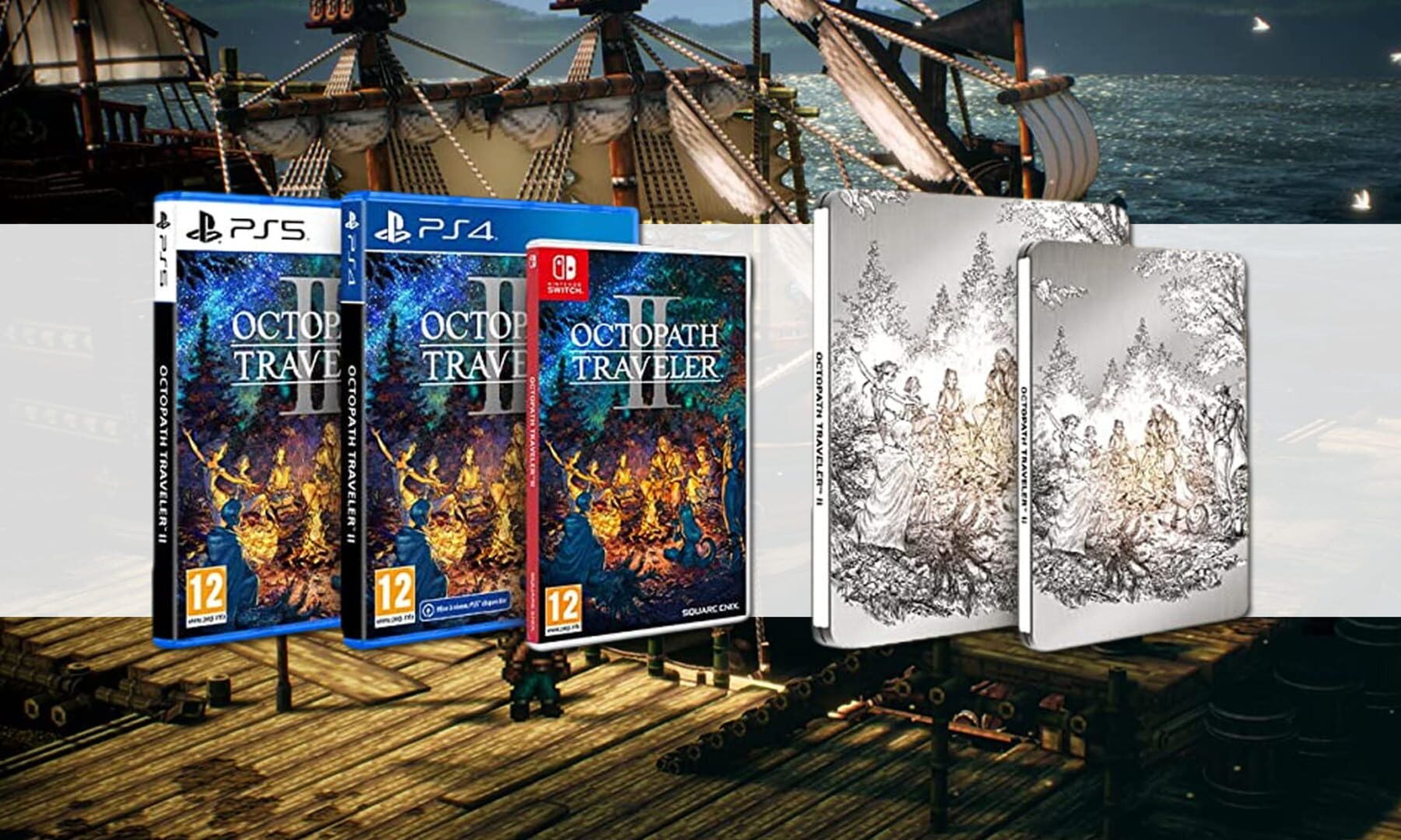 Octopath Traveler II: Steelbook Edition artwork 1