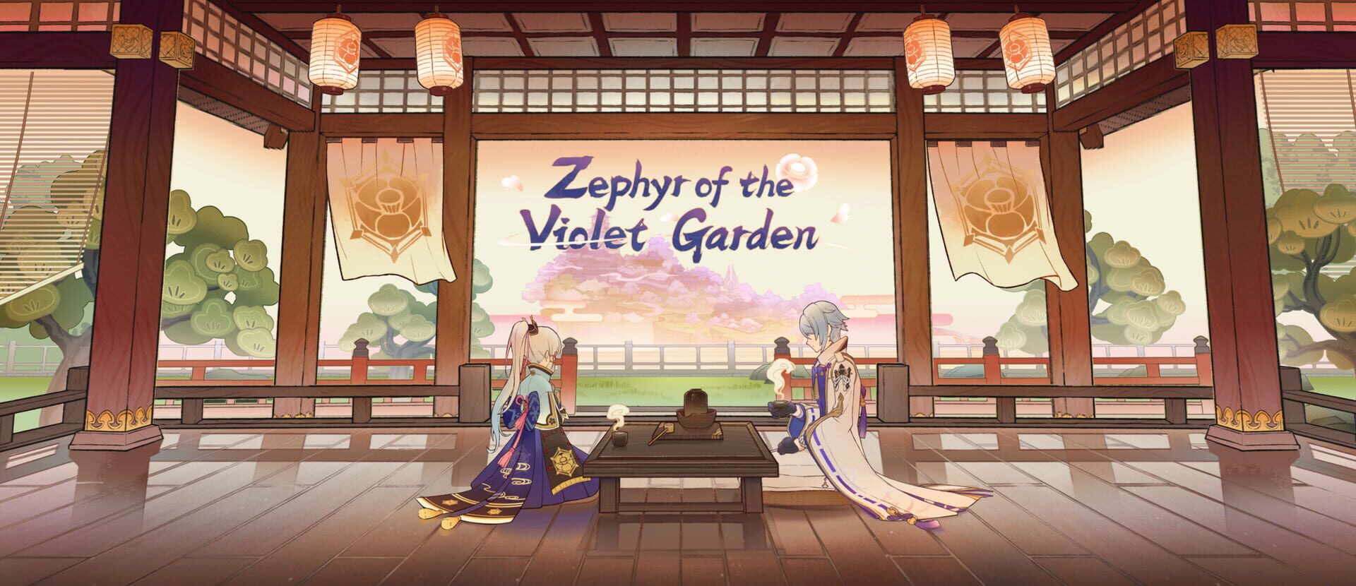 Genshin Impact: Zephyr of the Violet Garden artwork 1