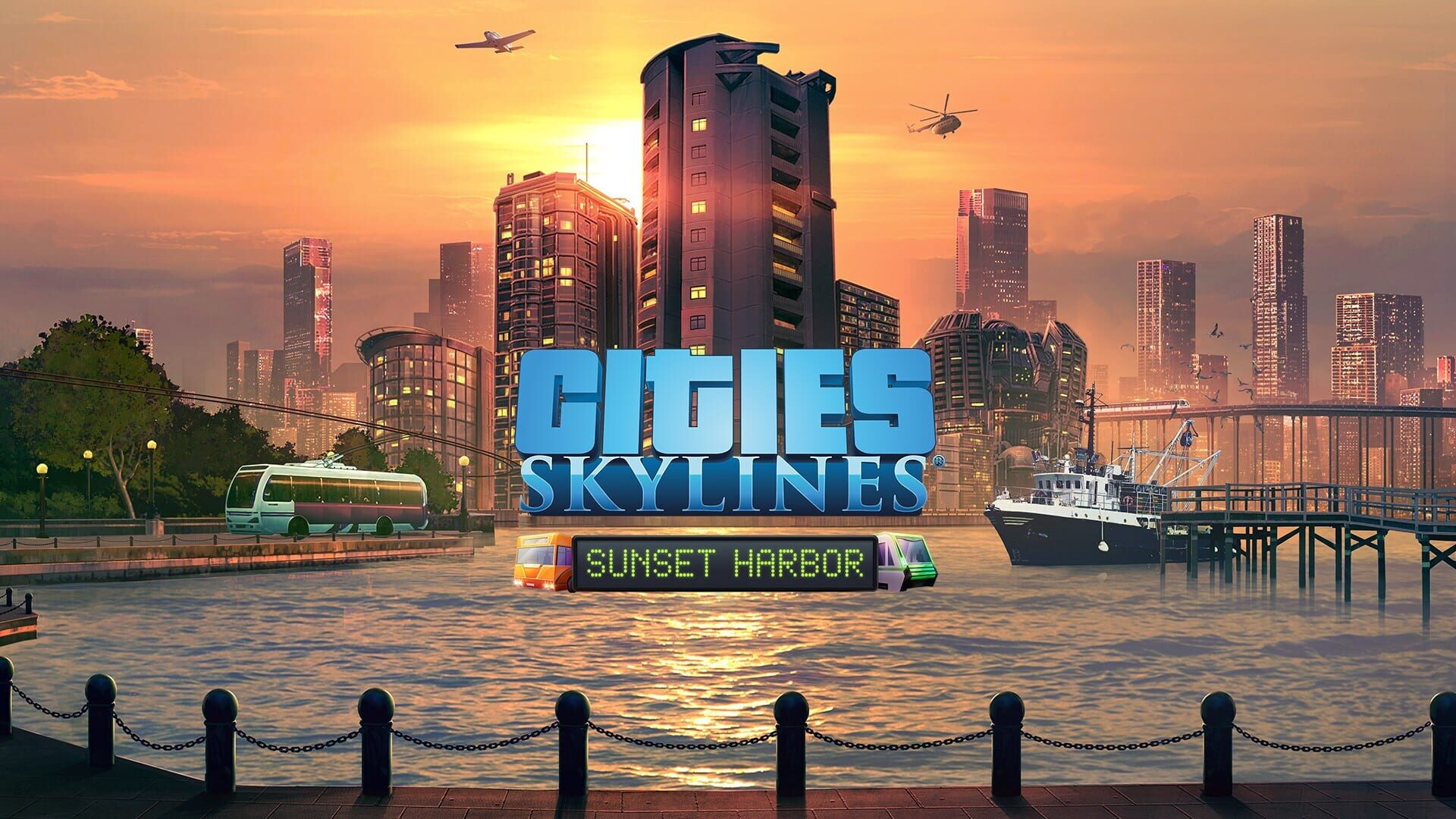 Cities: Skylines - Remastered: Sunset Harbor artwork 1