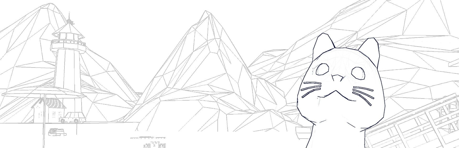 Cats Hiding in 3D artwork 1