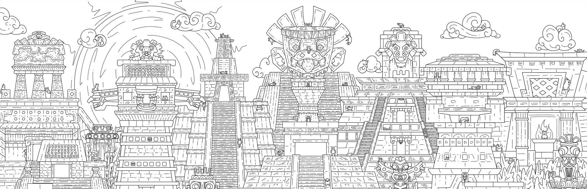 100 Aztec Cats artwork 1