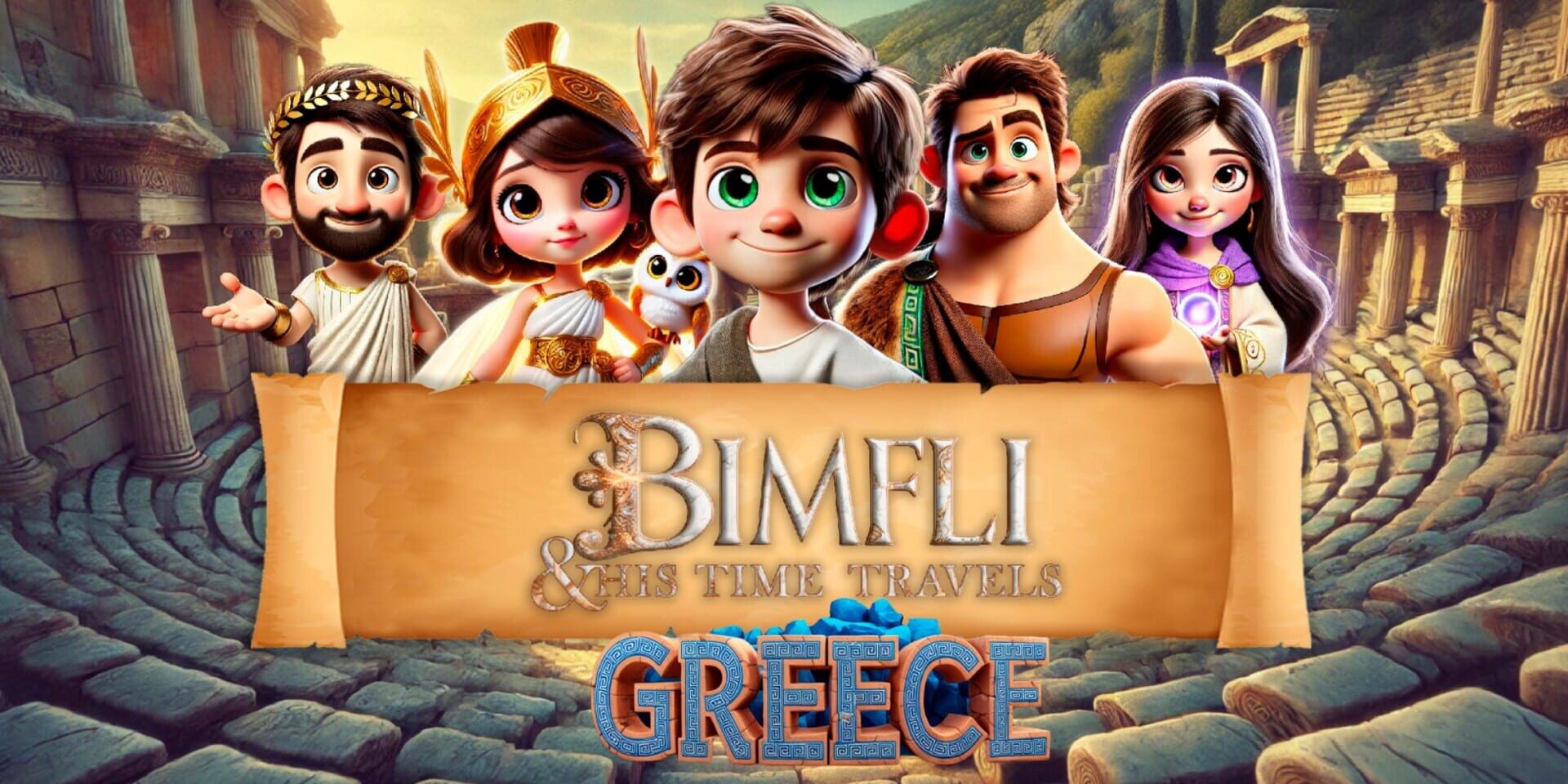 Bimfli and His Travels In Time: Greece artwork 1