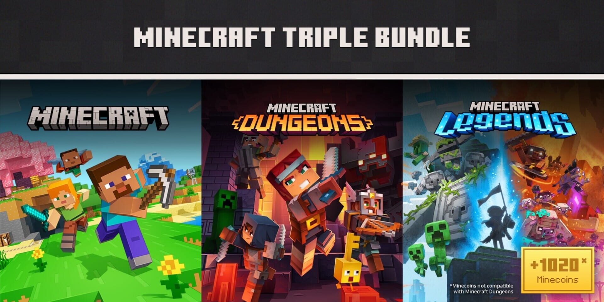 Minecraft Triple Bundle artwork 1