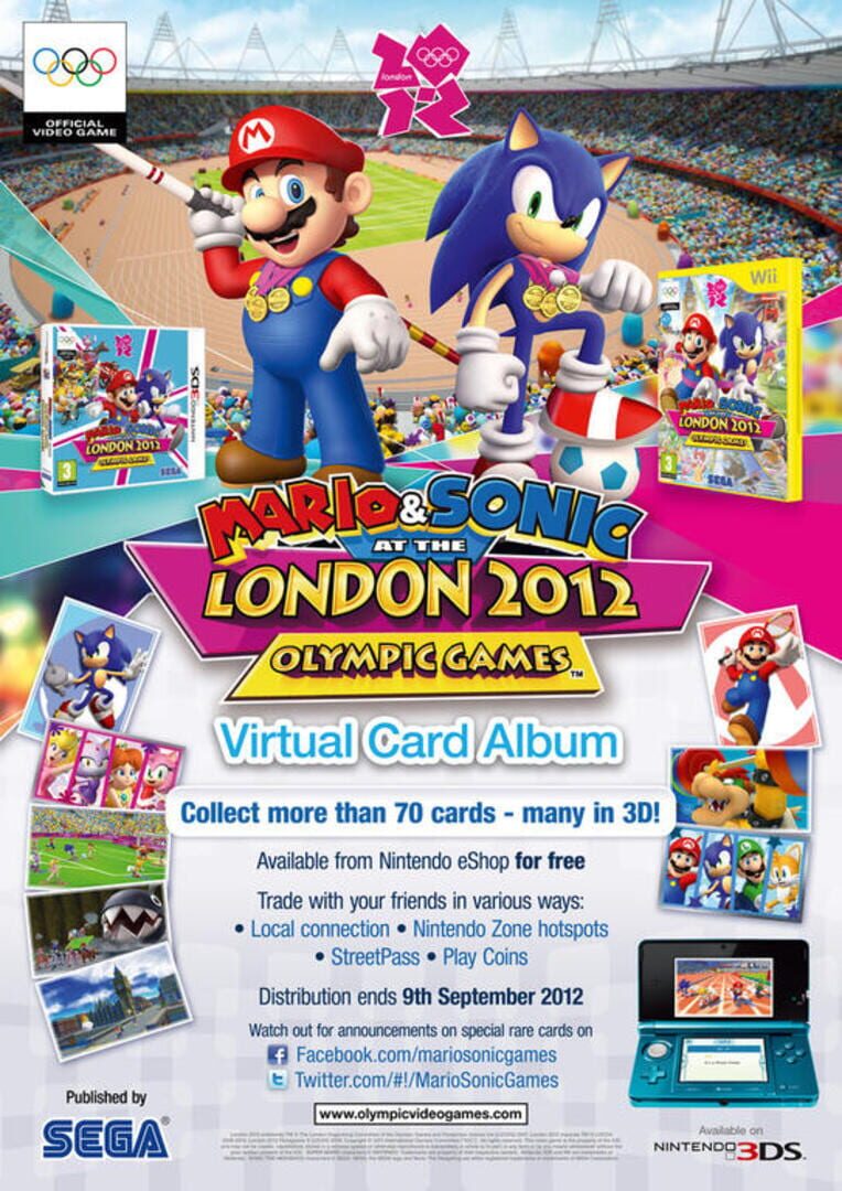 Mario & Sonic at the London 2012 Olympic Games: Virtual Card Album artwork 1