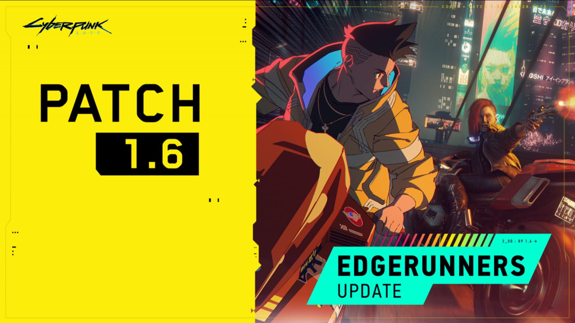 Cyberpunk 2077: Edgerunners Update artwork 1