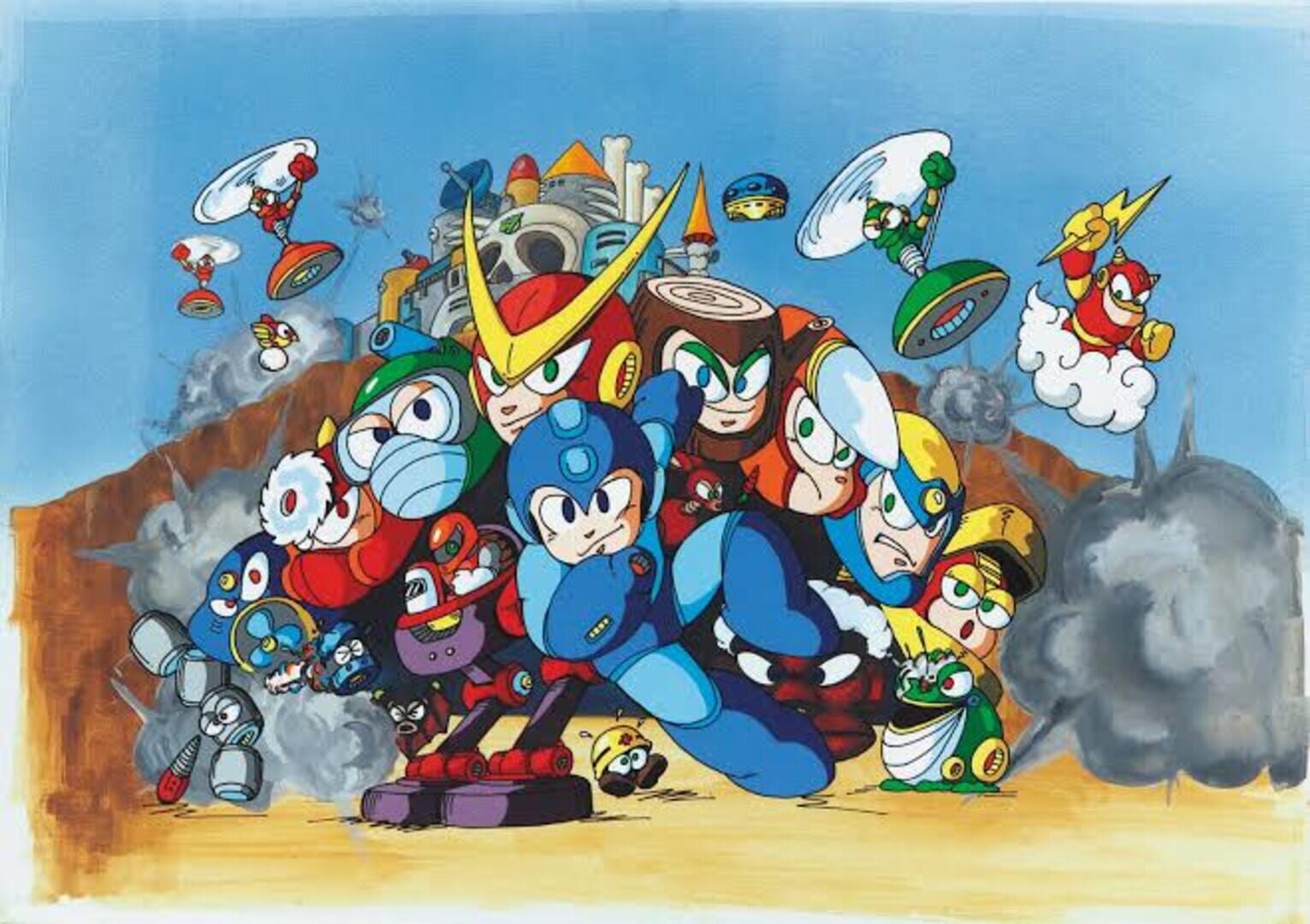 Rockman 2: Dr. Wily no Nazo artwork 1