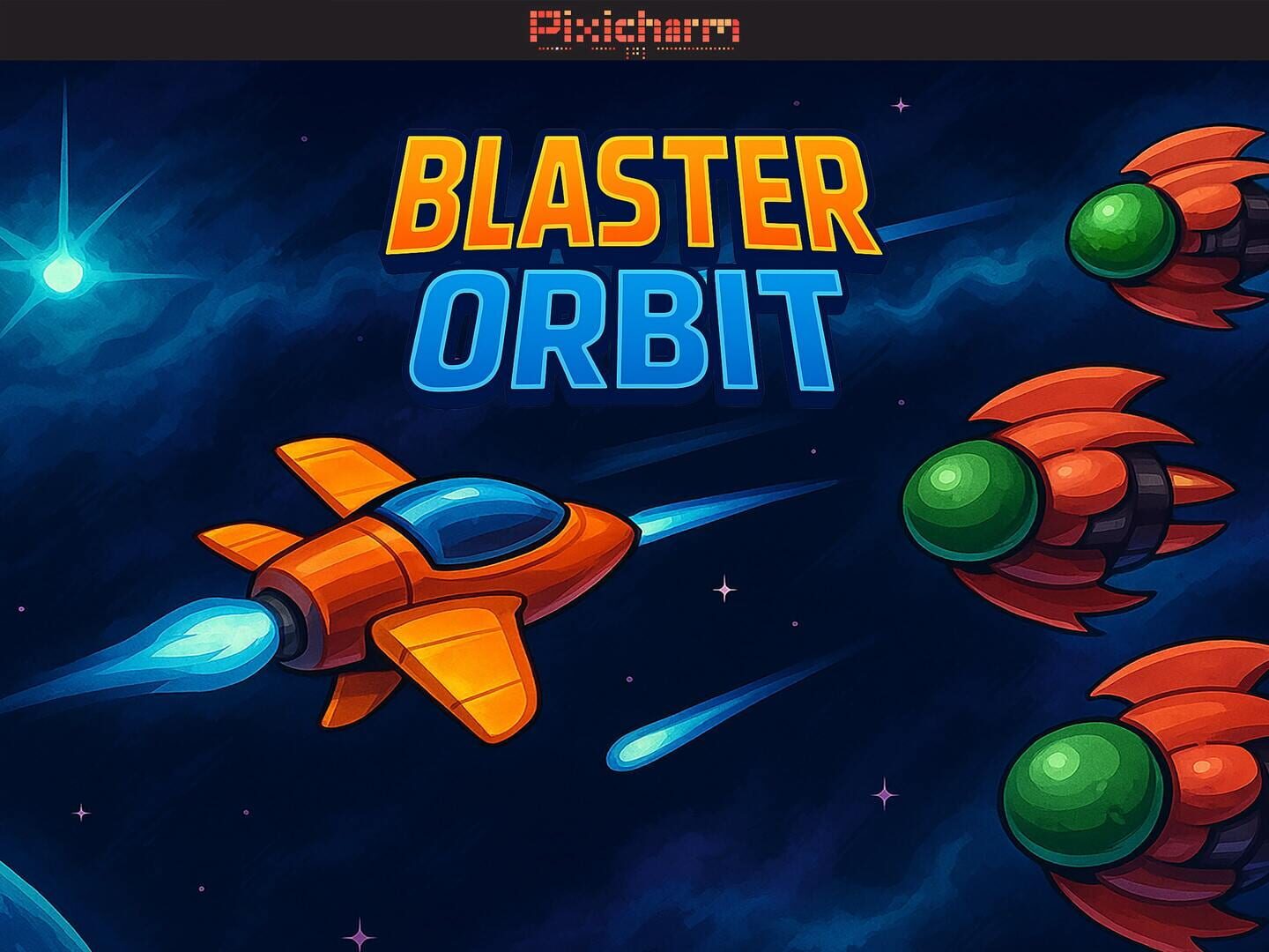 Pixicharm: Blaster Orbit artwork 1