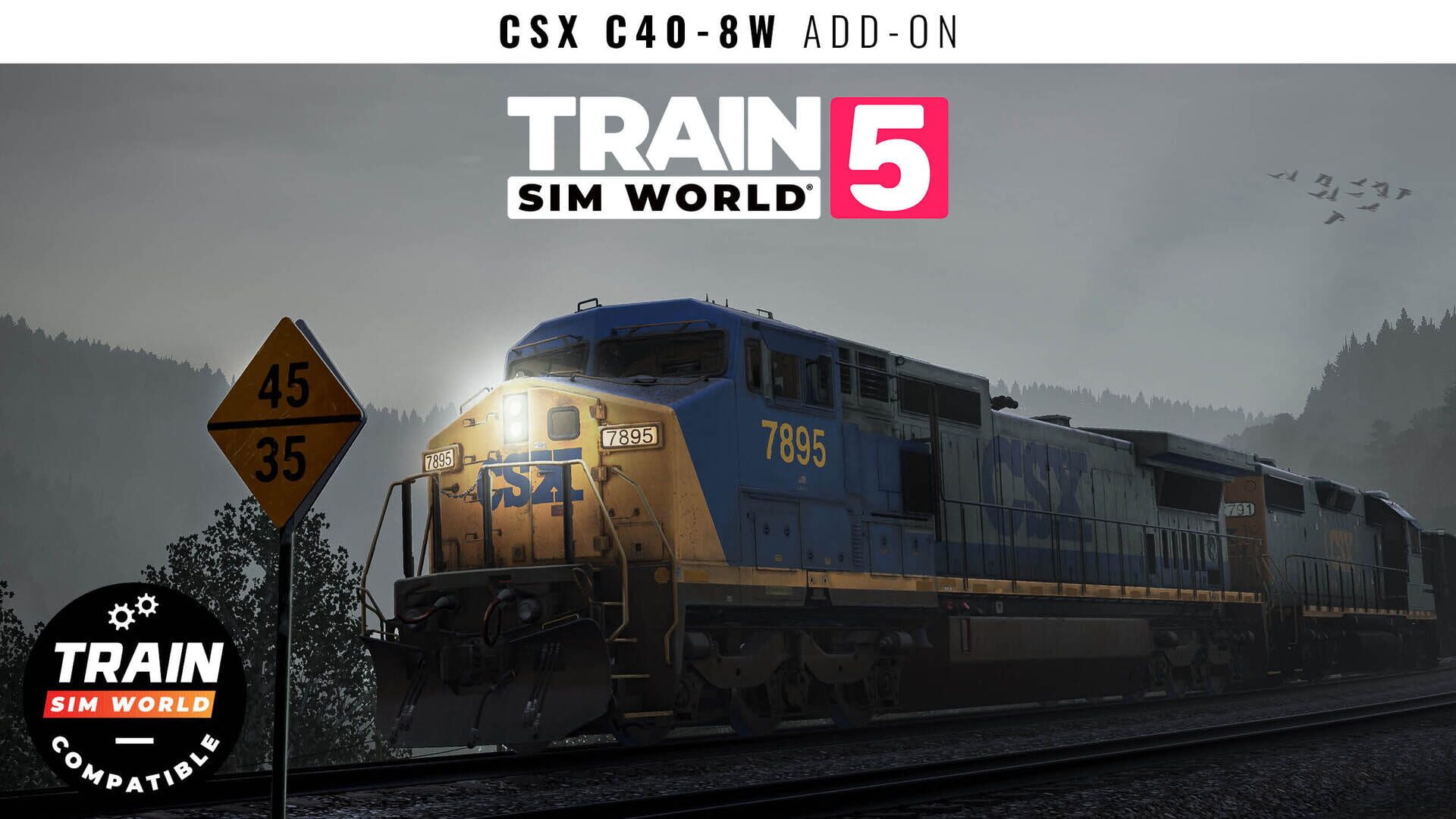 Train Sim World 5: CSX C40-8W Loco Add-On artwork 1