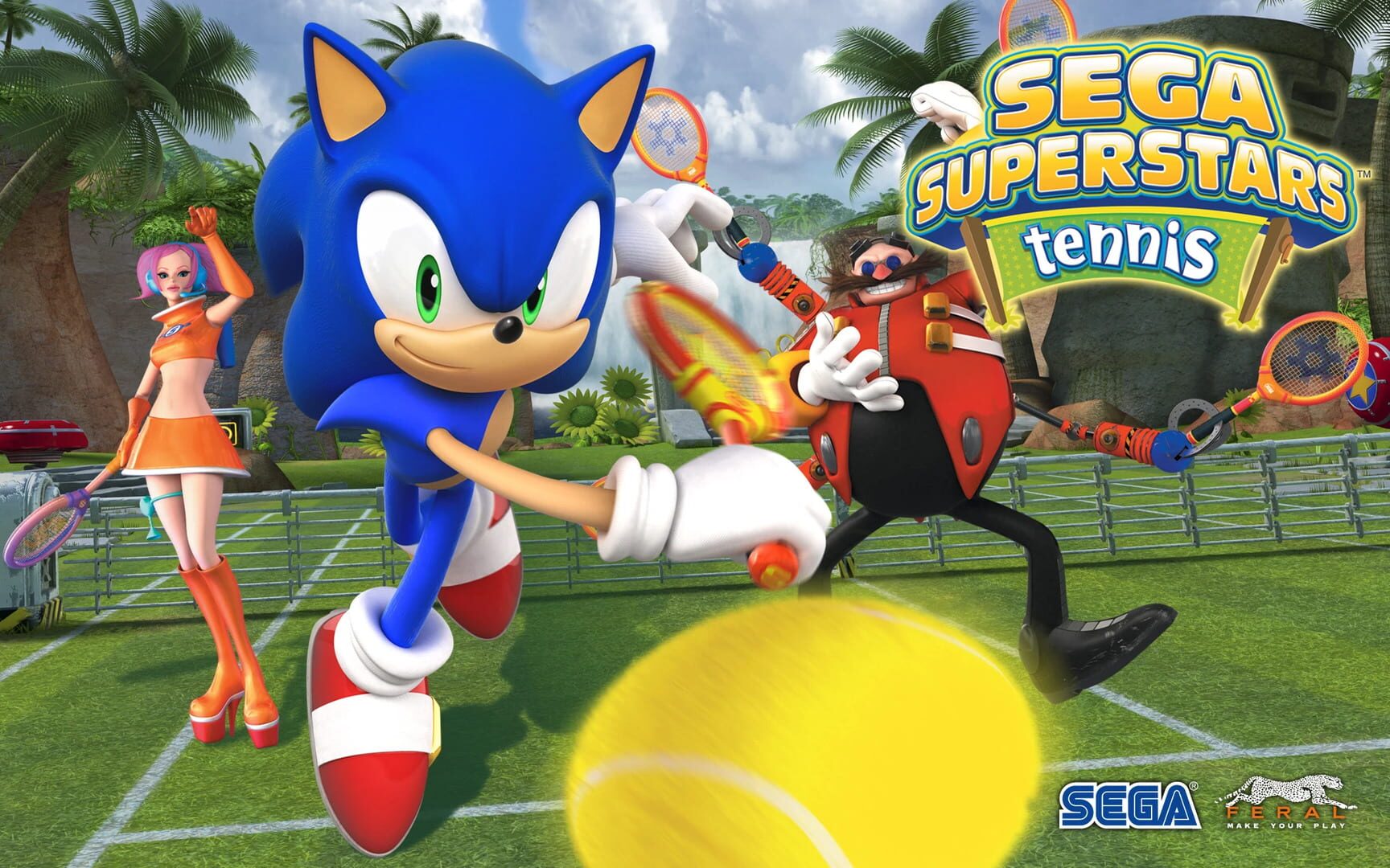 Sega Superstars Tennis artwork 1