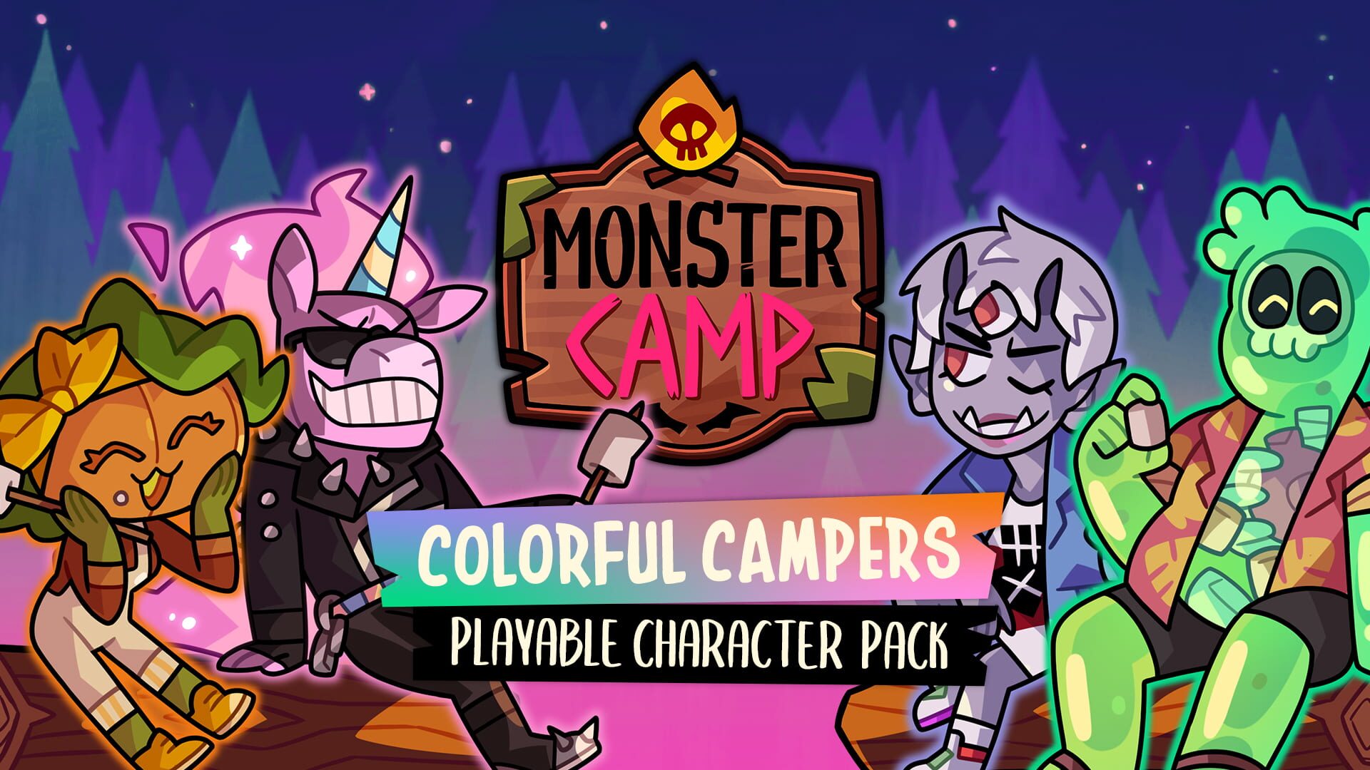 Monster Camp Character Pack: Colorful Campers artwork 1