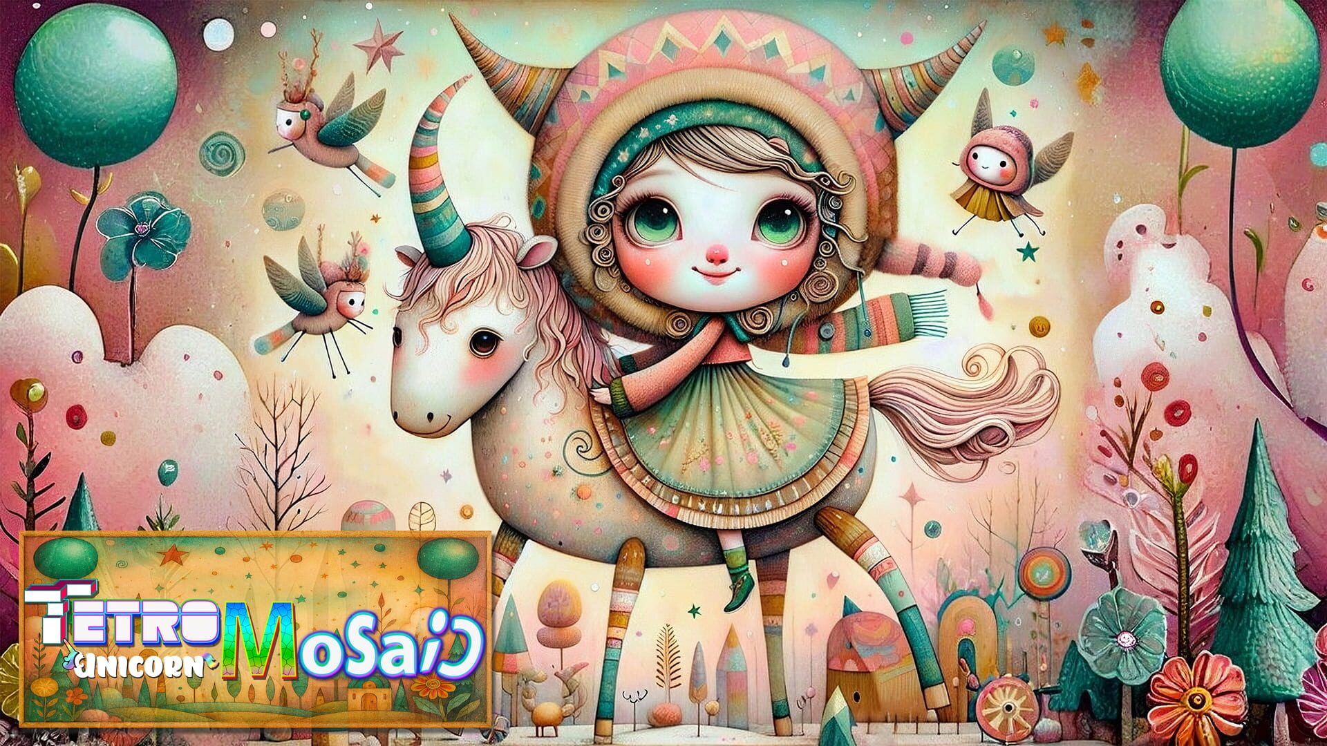 TetroMosaic, Unicorn artwork 1