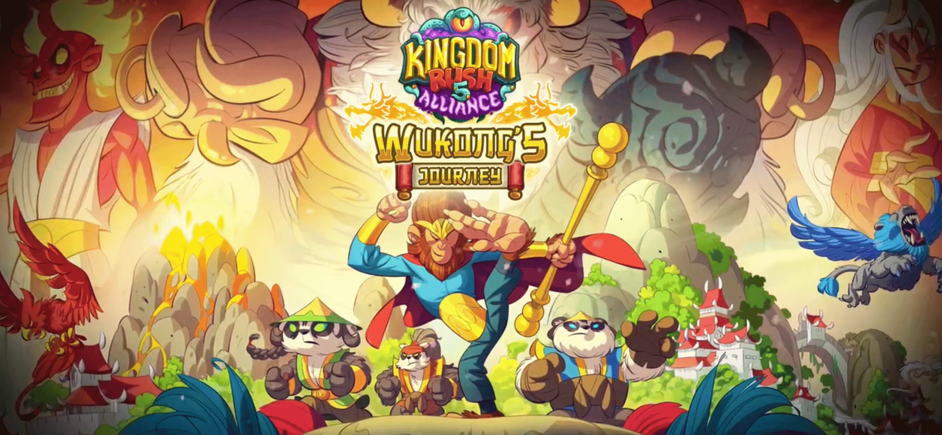 Kingdom Rush 5: Alliance TD - Wukong's Journey artwork 1