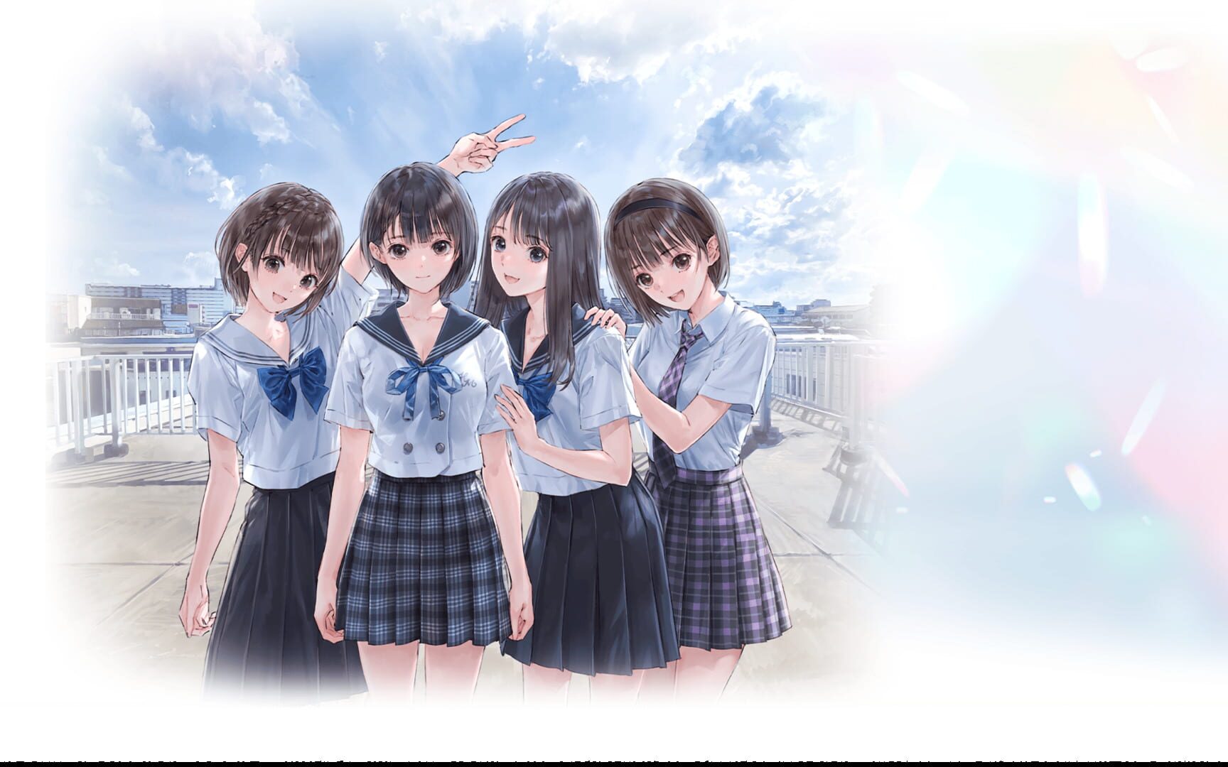 Blue Reflection Quartet artwork 1