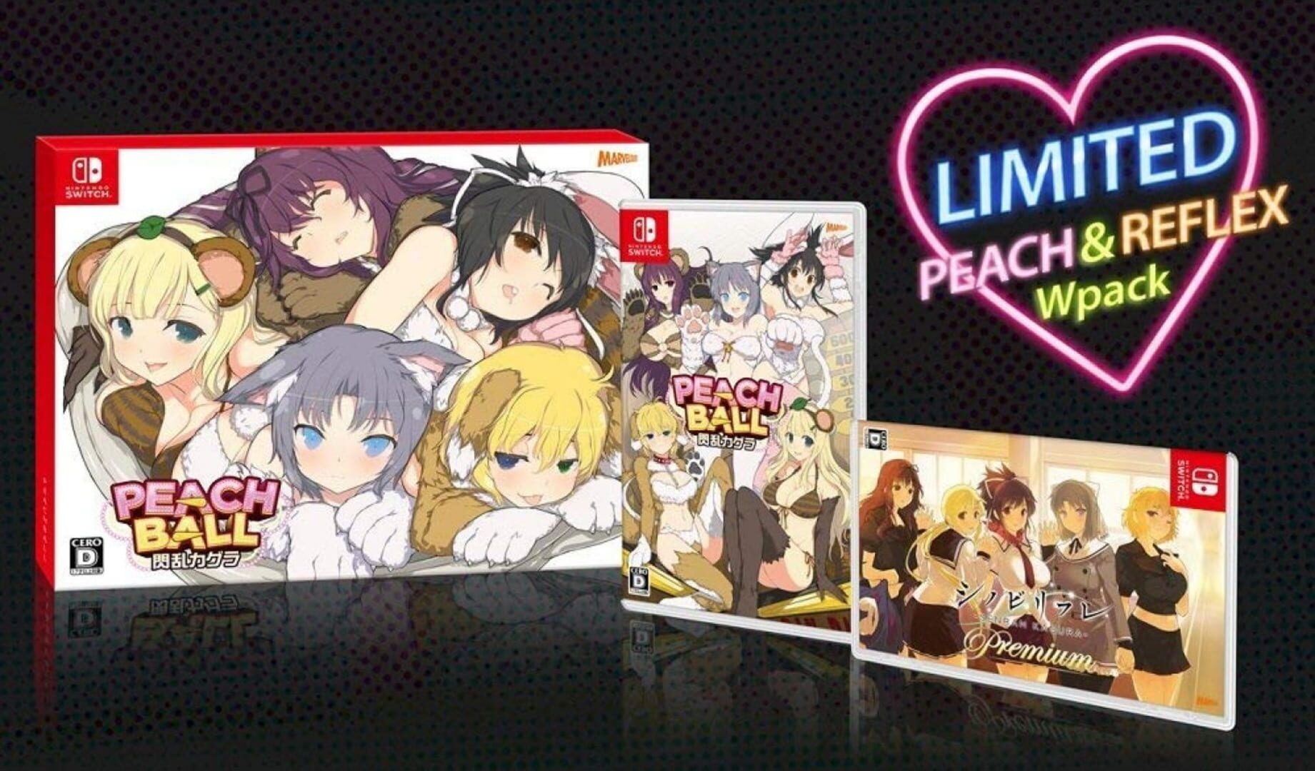 Senran Kagura Peach and Reflextions: Limited Double Pack artwork 1
