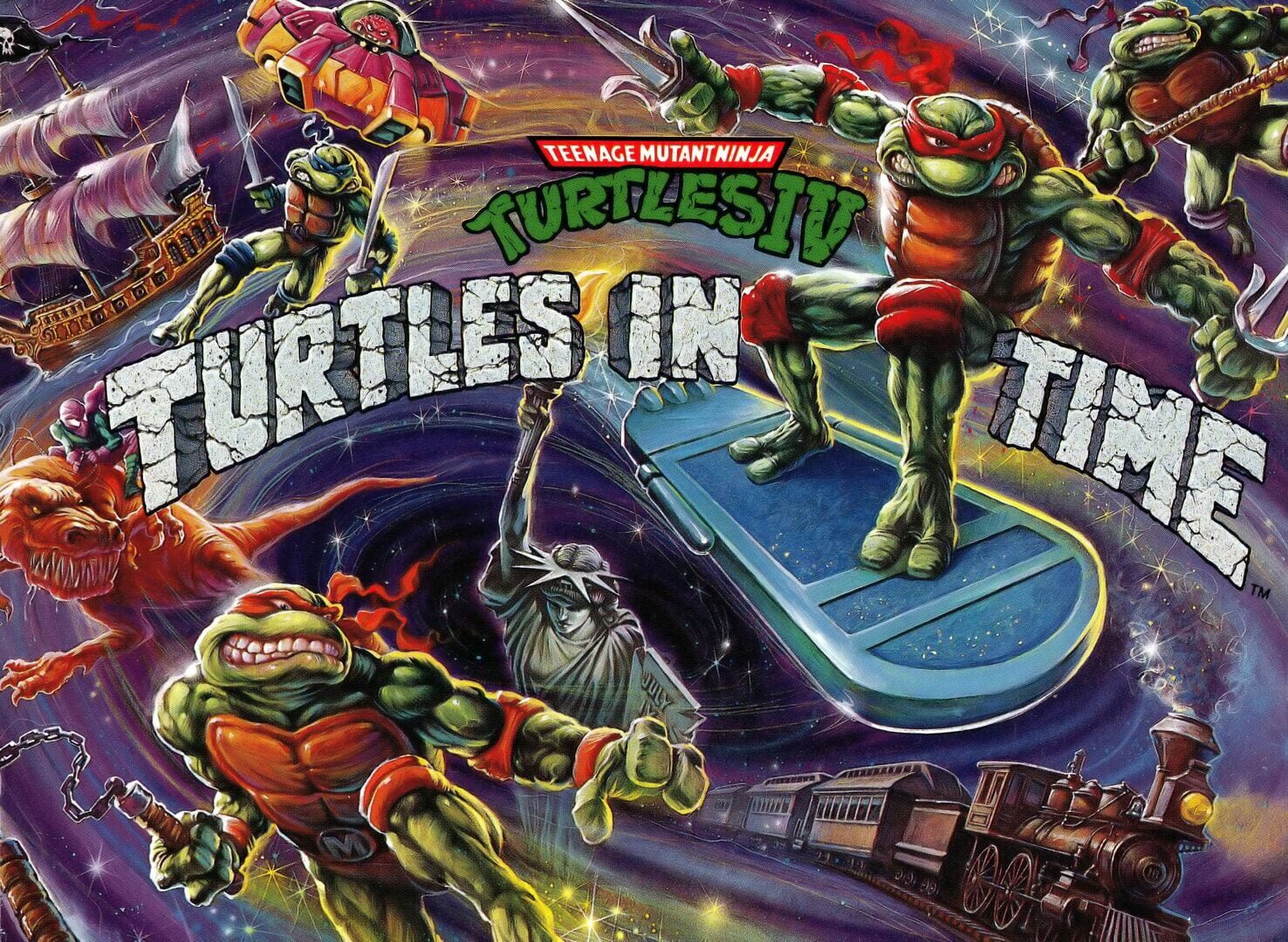 Teenage Mutant Ninja Turtles IV: Turtles in Time artwork 1