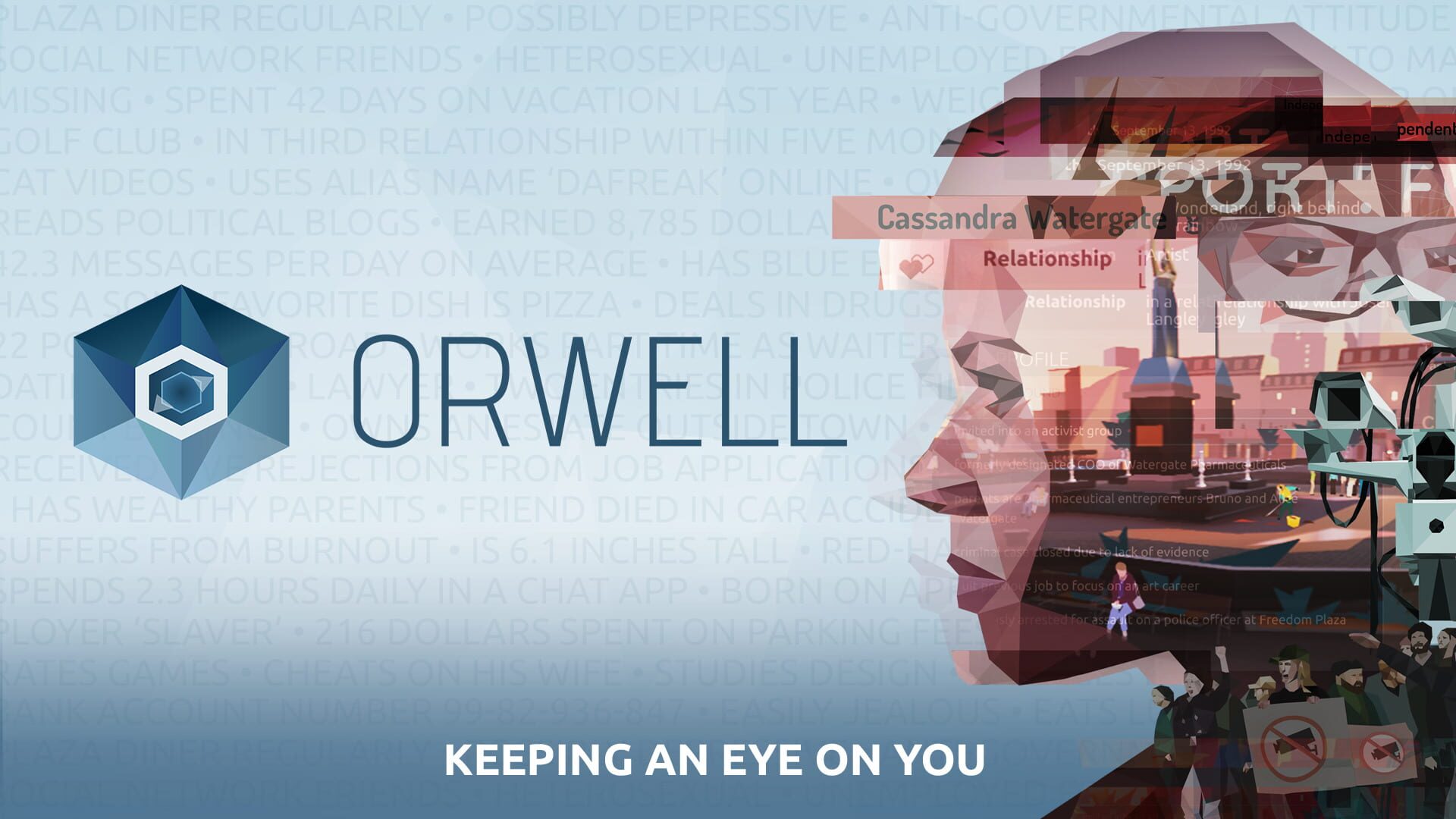 Orwell: Keeping an Eye on You artwork 1