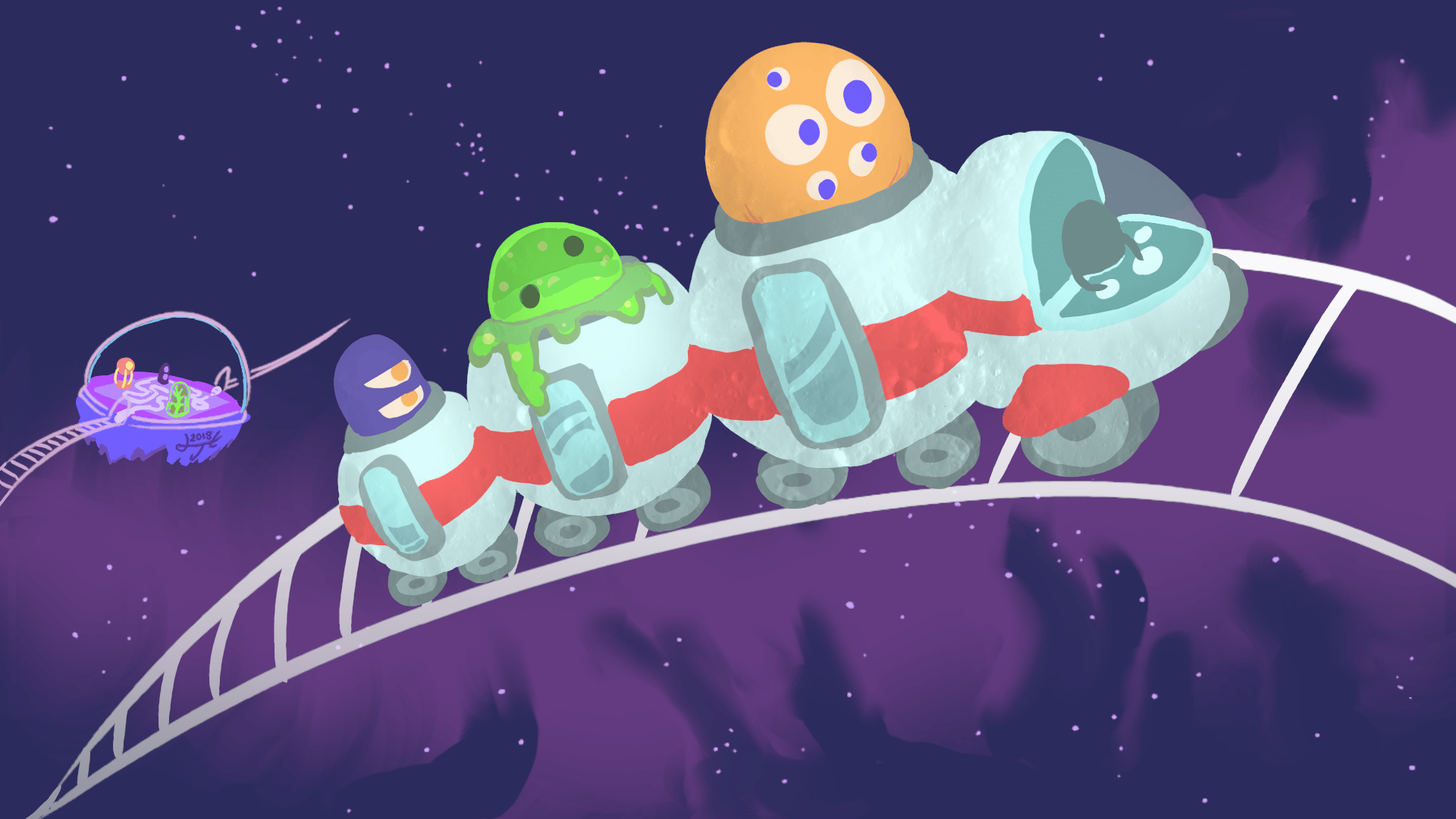 Cosmic Express artwork 1