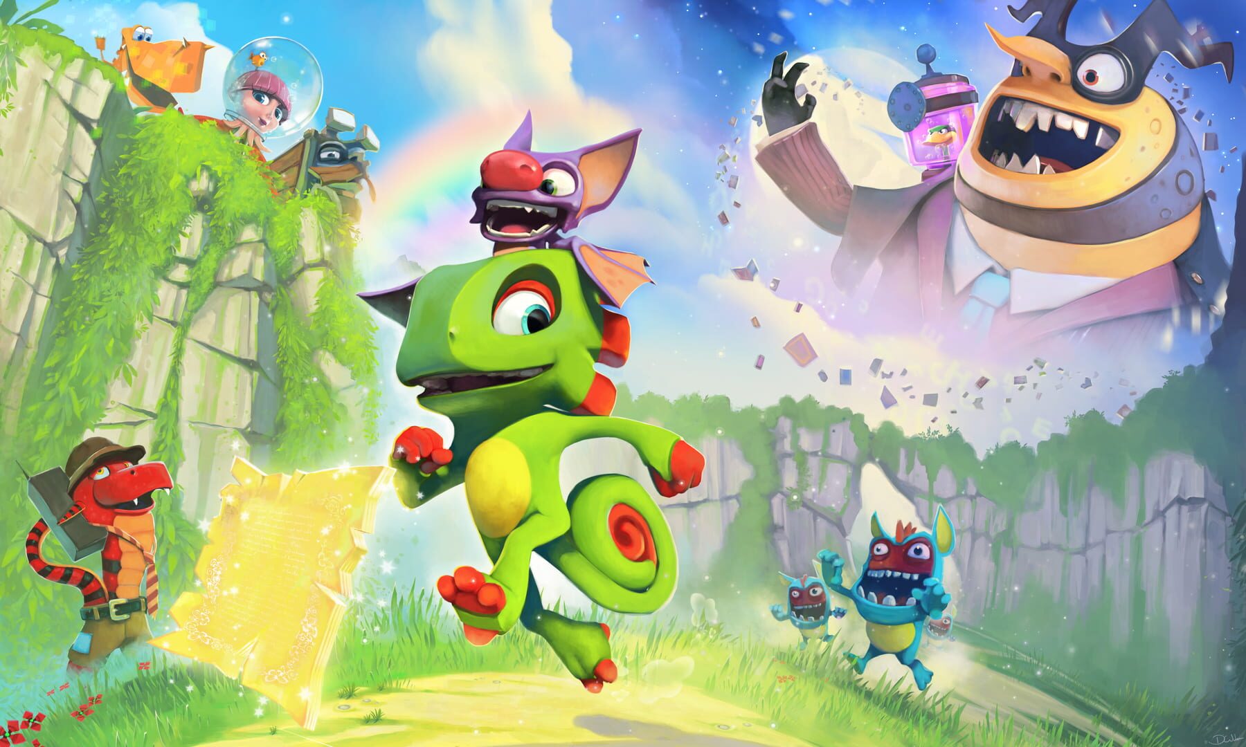 Yooka-Laylee artwork 1