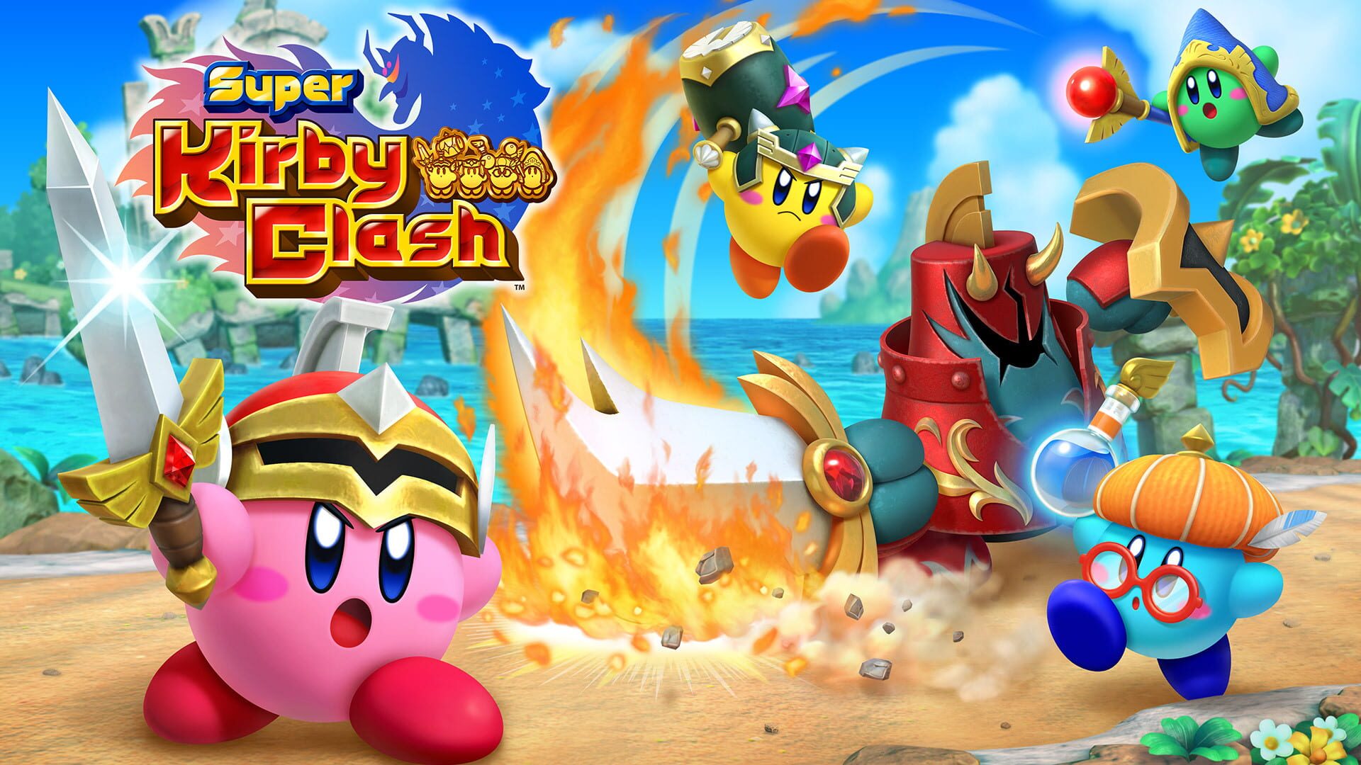 Super Kirby Clash artwork 1