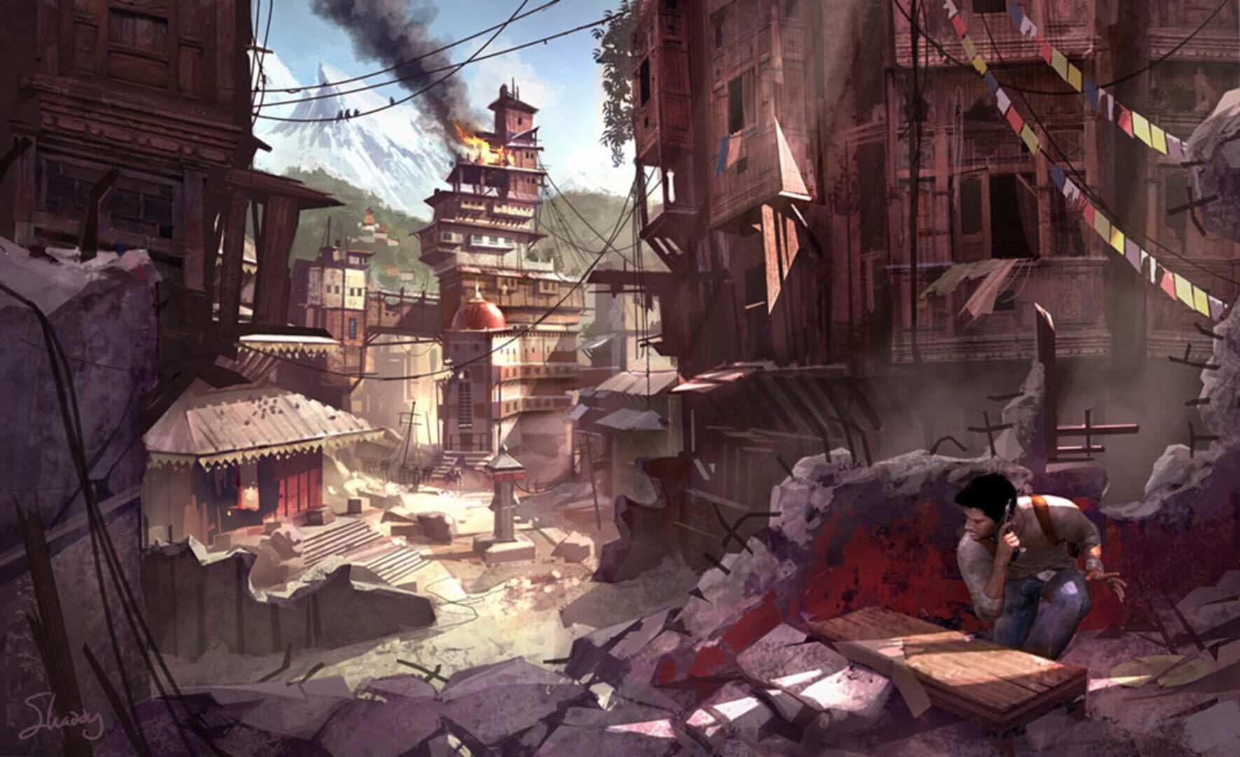 Uncharted 2: Among Thieves artwork 1