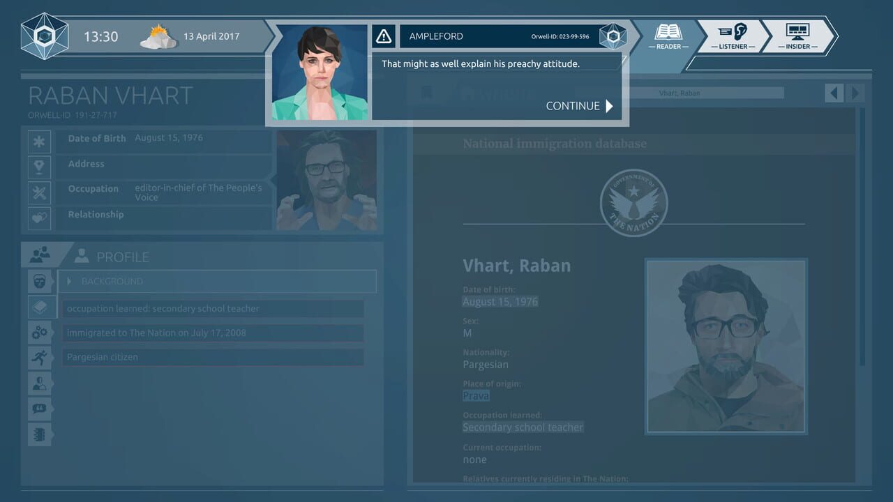 Orwell: Ignorance is Strength screenshot 1