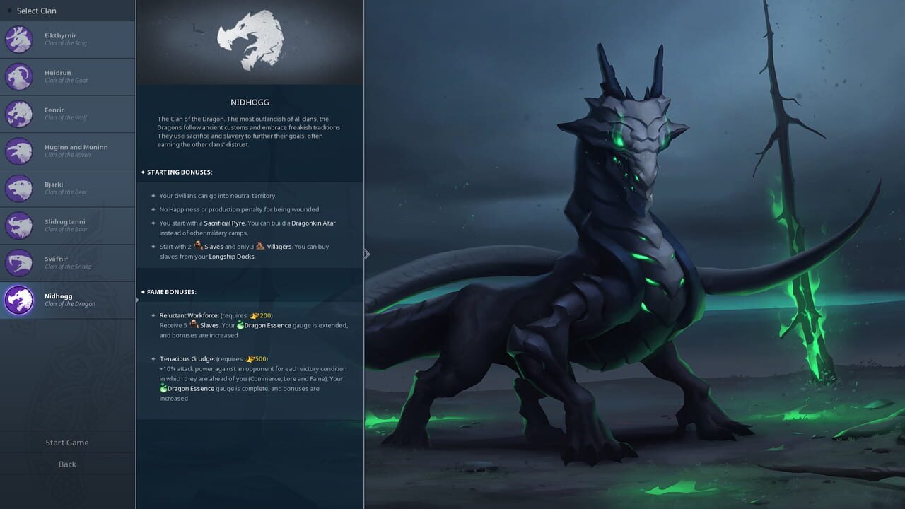 Northgard: Nidhogg, Clan of the Dragon screenshot 1