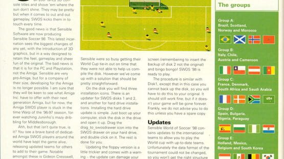 Sensible World of Soccer '97/'98 World Cup Edition artwork 2