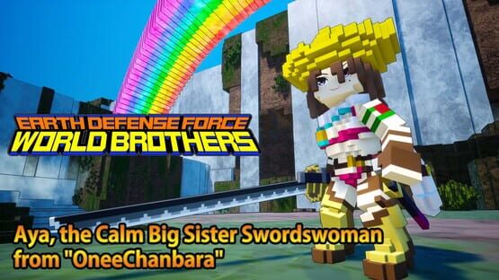 Earth Defense Force: World Brothers - Aya, the Calm Big Sister Swordswoman from "OneeChanbara" artwork 1