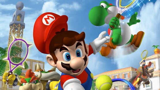 Mario Power Tennis artwork 1