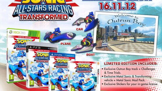 Sonic & All-Stars Racing Transformed: Bonus Edition artwork 1
