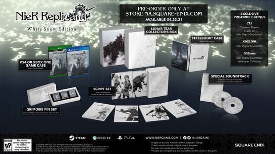 NieR Replicant Ver. 1.22474487139...: White Snow Edition artwork 4