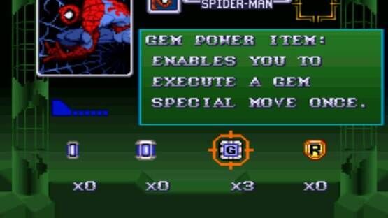 Marvel Super Heroes in War of the Gems screenshot 2