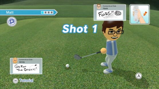 Wii Sports Club: Golf screenshot 6
