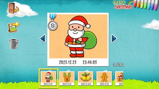 Crayon Christmas screenshot 2