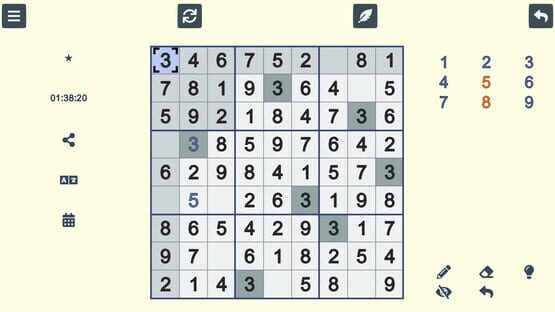 Sudoku screenshot 1