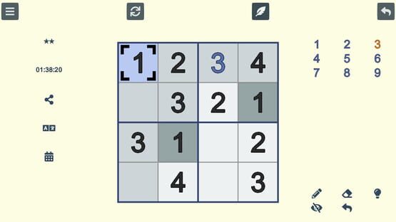 Sudoku screenshot 3