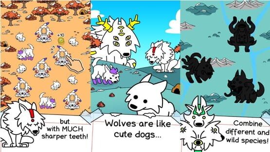 Wolf Evolution - Merge and Create Mutant Wild Dogs screenshot 1