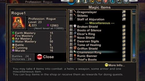 Puzzle Quest: Challenge of the Warlords - Revenge of the Plague Lord screenshot 2