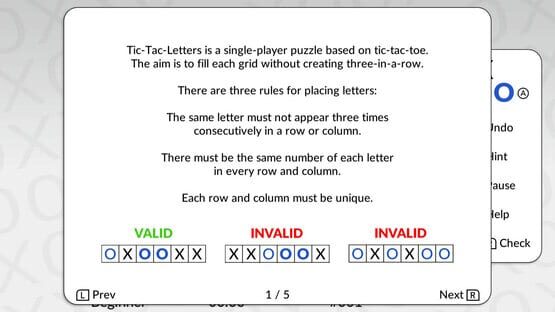 Tic-Tac-Letters by POWGI screenshot 2
